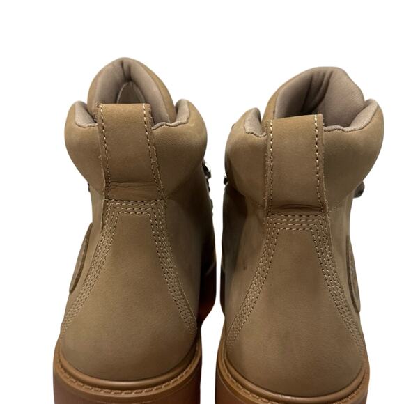 Timberland Women's Stone Street Mid Lace Up Boot Med.Beige Nubuck- Size: 8 - Picture 10 of 11